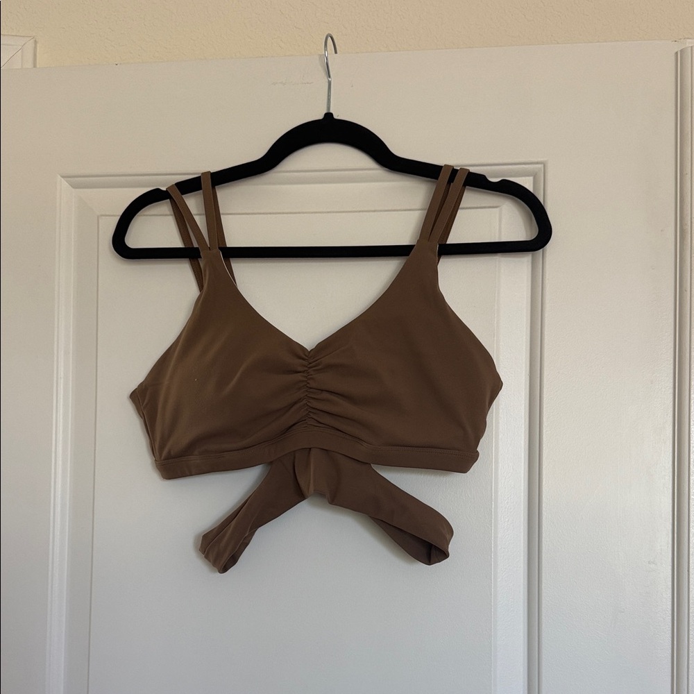 Brown Sports Bra